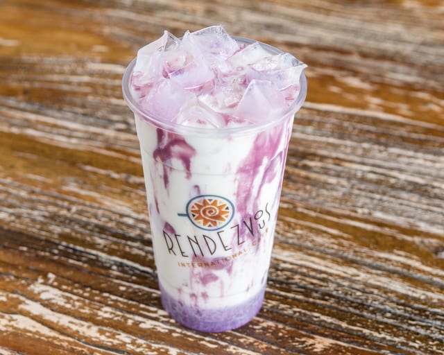 Iced Taro Latte.