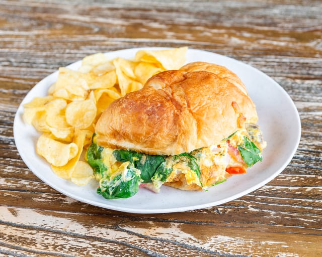 Veggie Omelette Sammie.