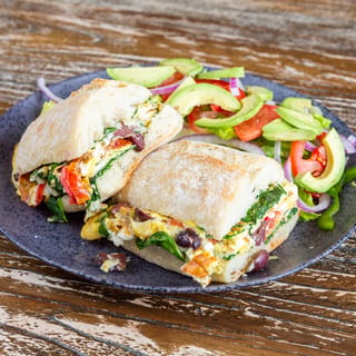 Greek Omelette Sammie