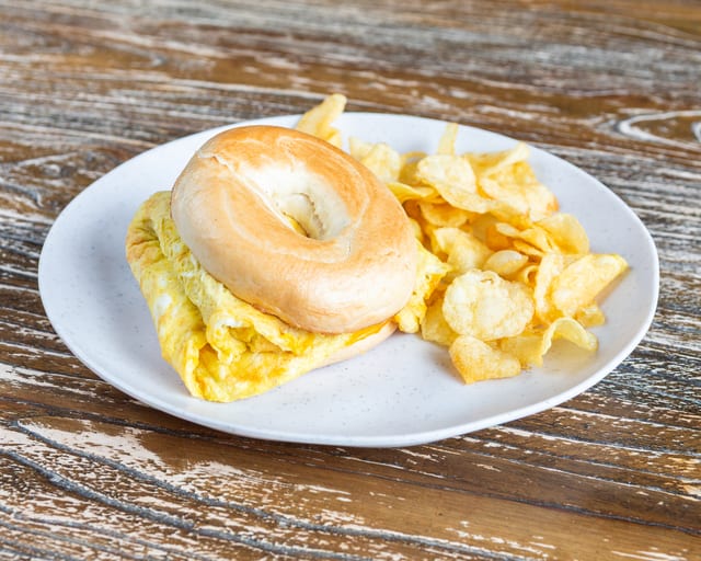 Cheesy Omelette Sammie.