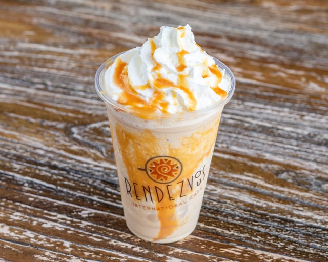 Caramel Frappe.