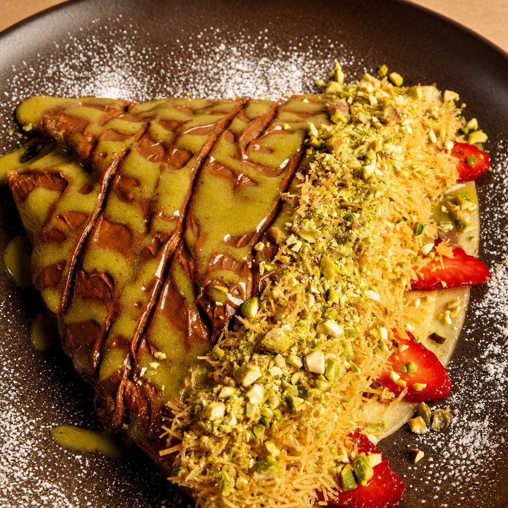 Dubai Chocolate Crêpe.