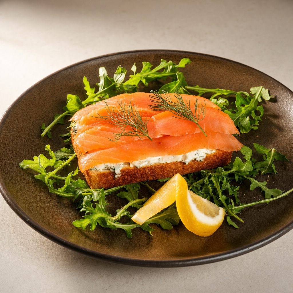 Salmon Toast.