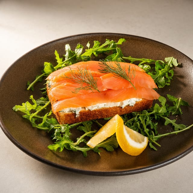 Salmon Toast.