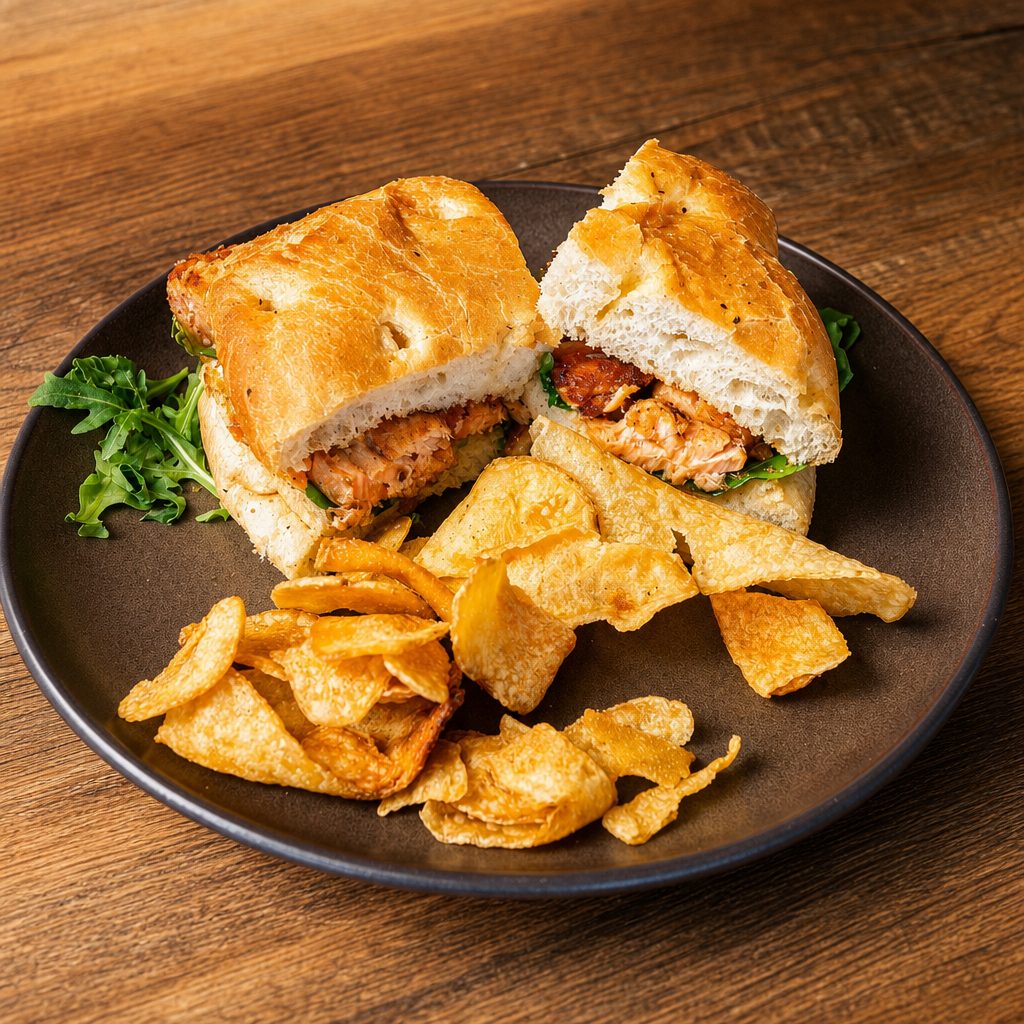 Salmon Sandwich.