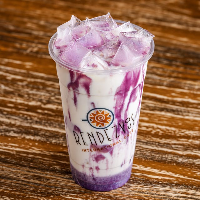 Iced Taro Latte.