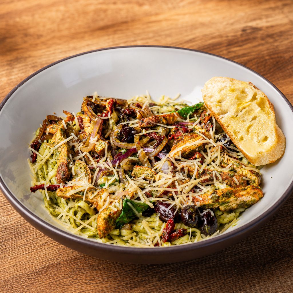 Pesto Pasta.