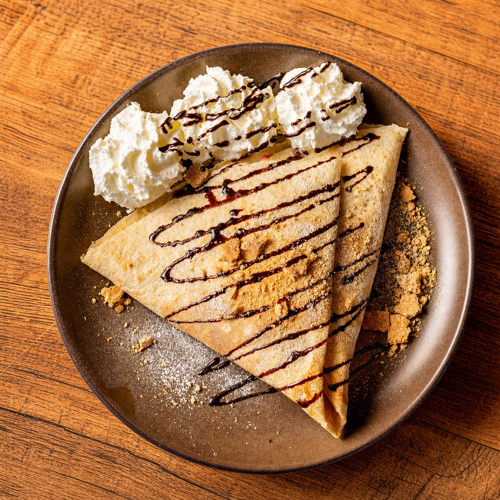 S'mores Crêpe.