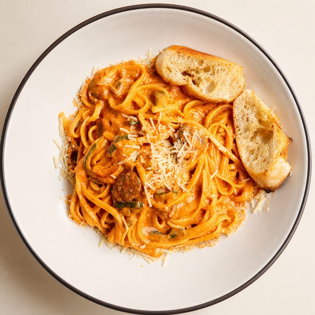 Italian Sausage Linguine.