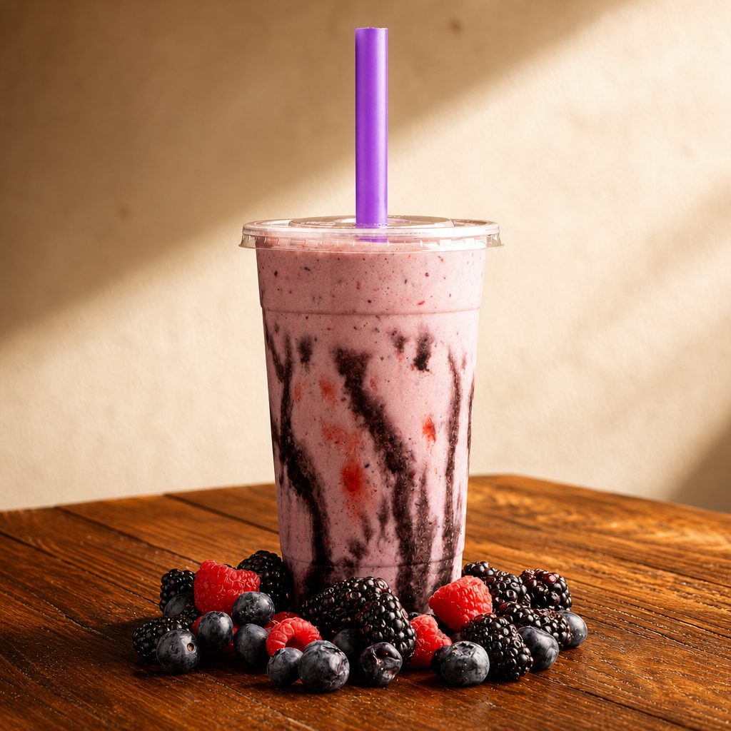 Mixed Berry Smoothie.