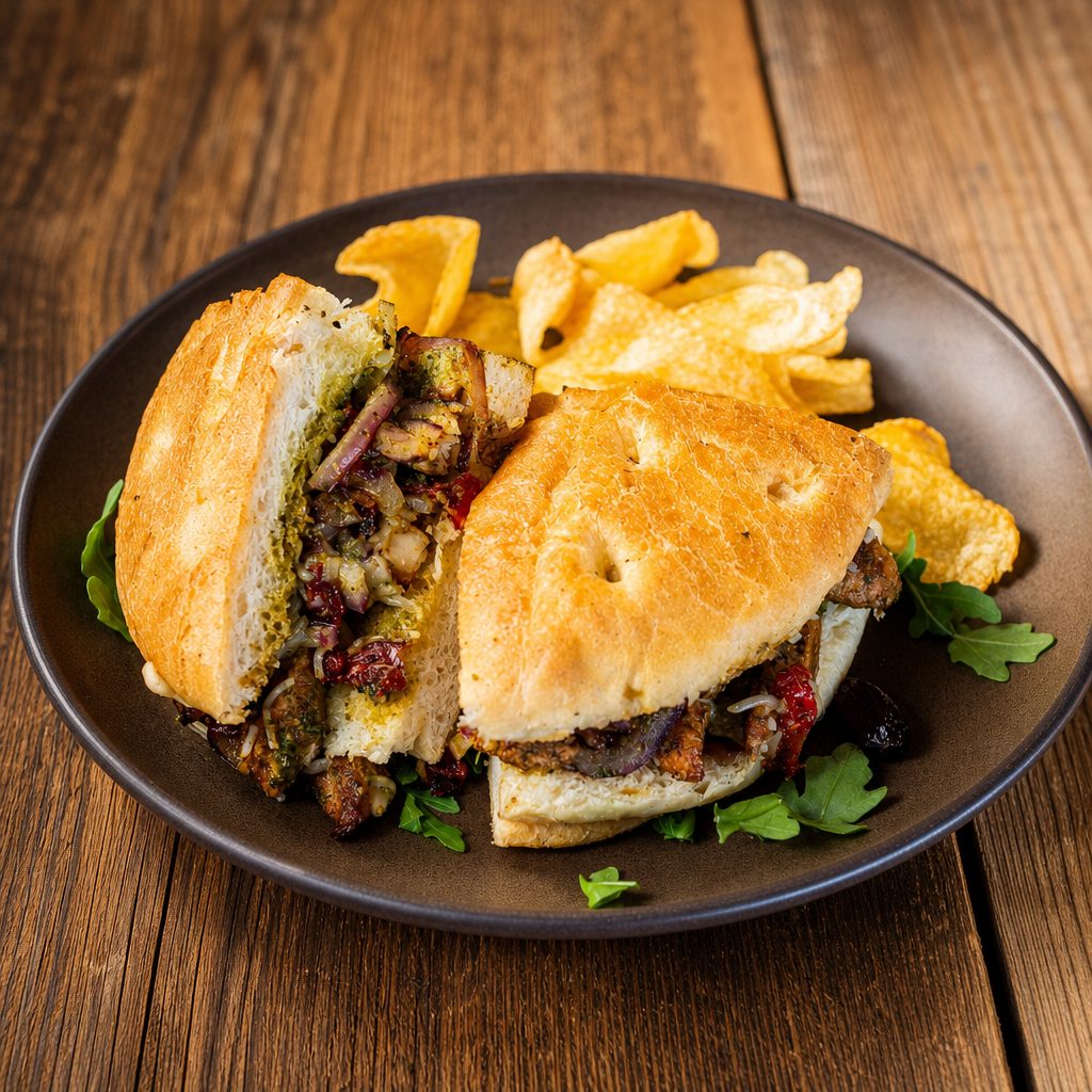 Pesto Sandwich.
