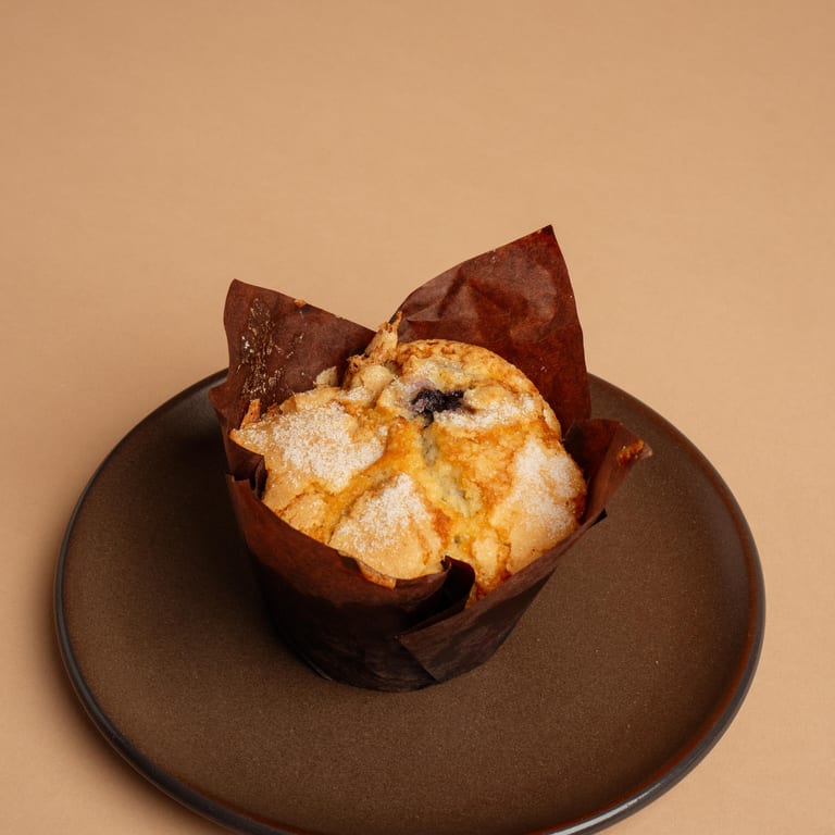 Indulge in Our Blueberry Muffin